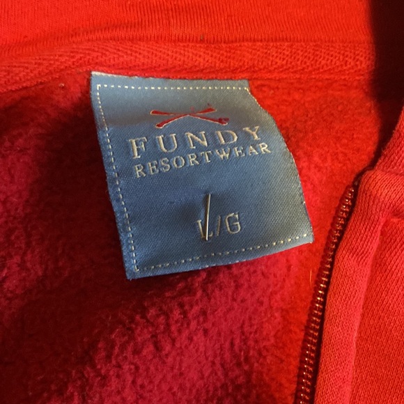Y2K grunge red zip up - Picture 2 of 4
